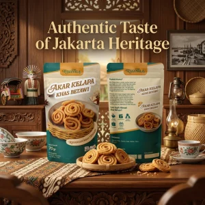 Gluten Free Akar Kelapa Wijen Betawi Premium