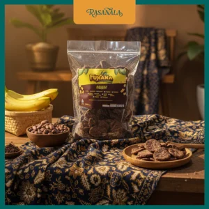 Banana Chips Kering Cokelat